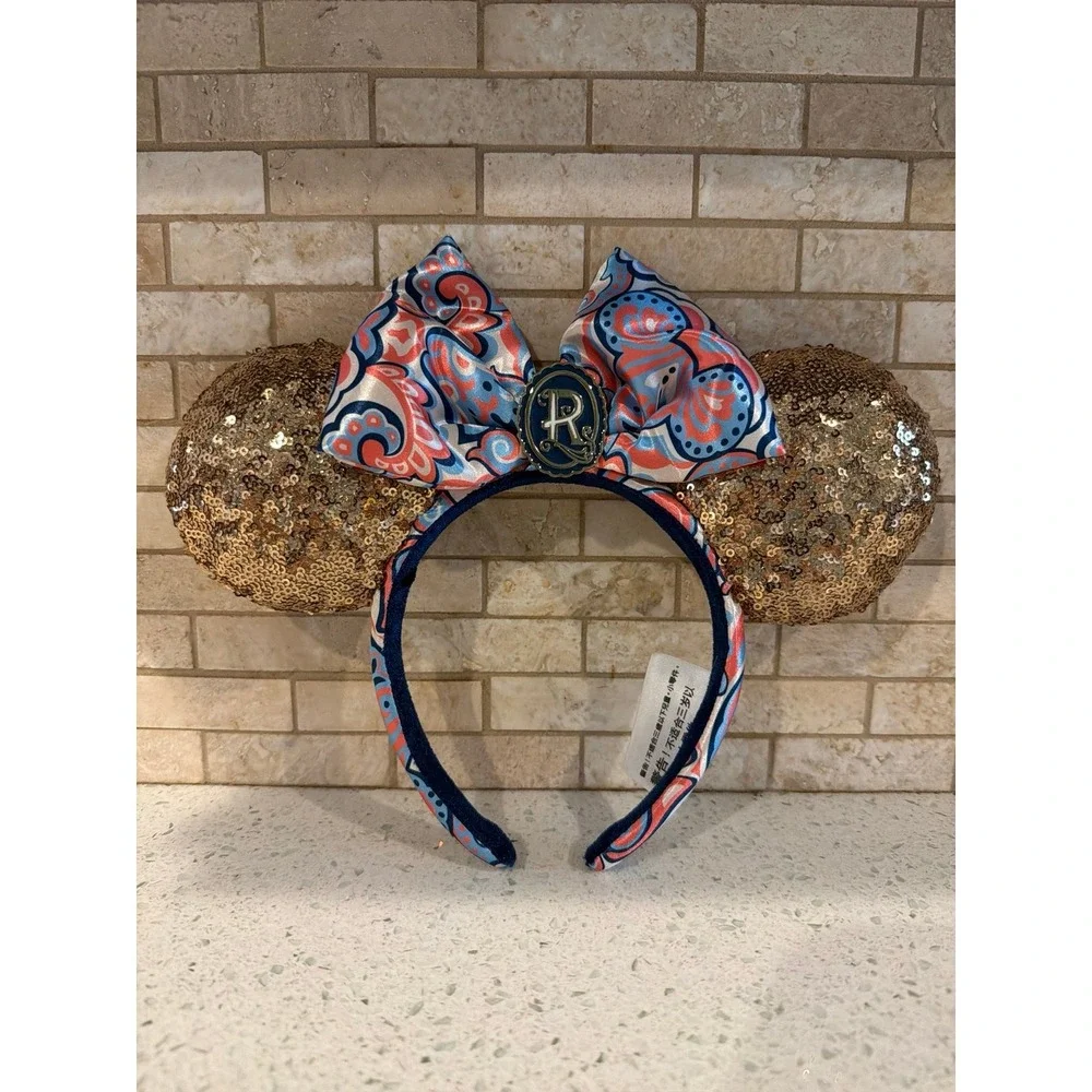 Disney Parks Riviera Resort Ear Headband Minnie Mouse Vacation Club DVC Sequin